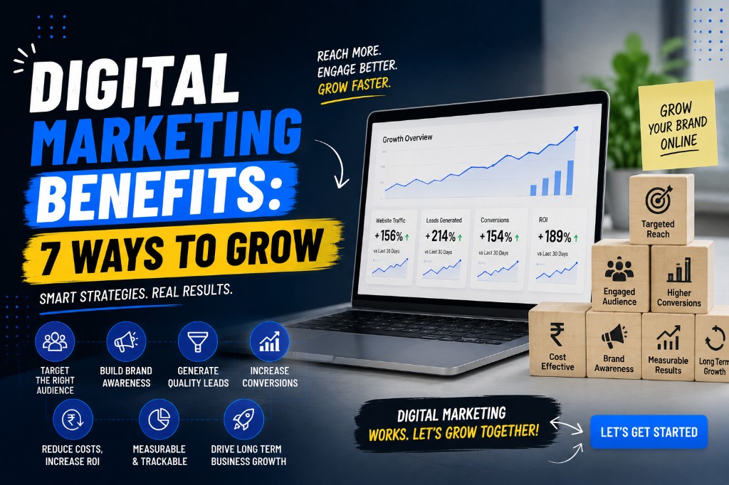 Digital Marketing Benefits: 7 Ways to Grow